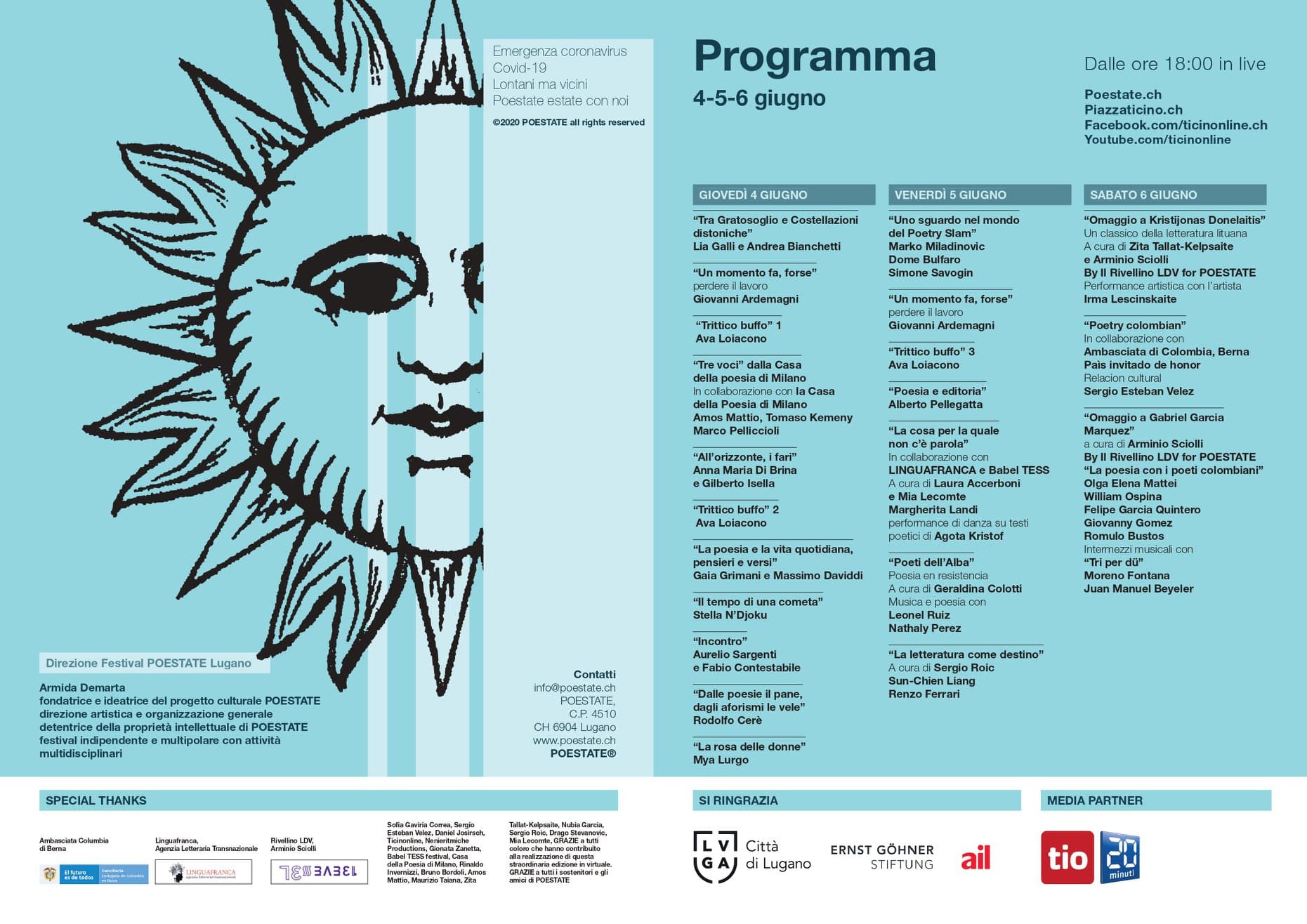 OLTRE LA LINGUA (2da edizione) al Festival POESTATE