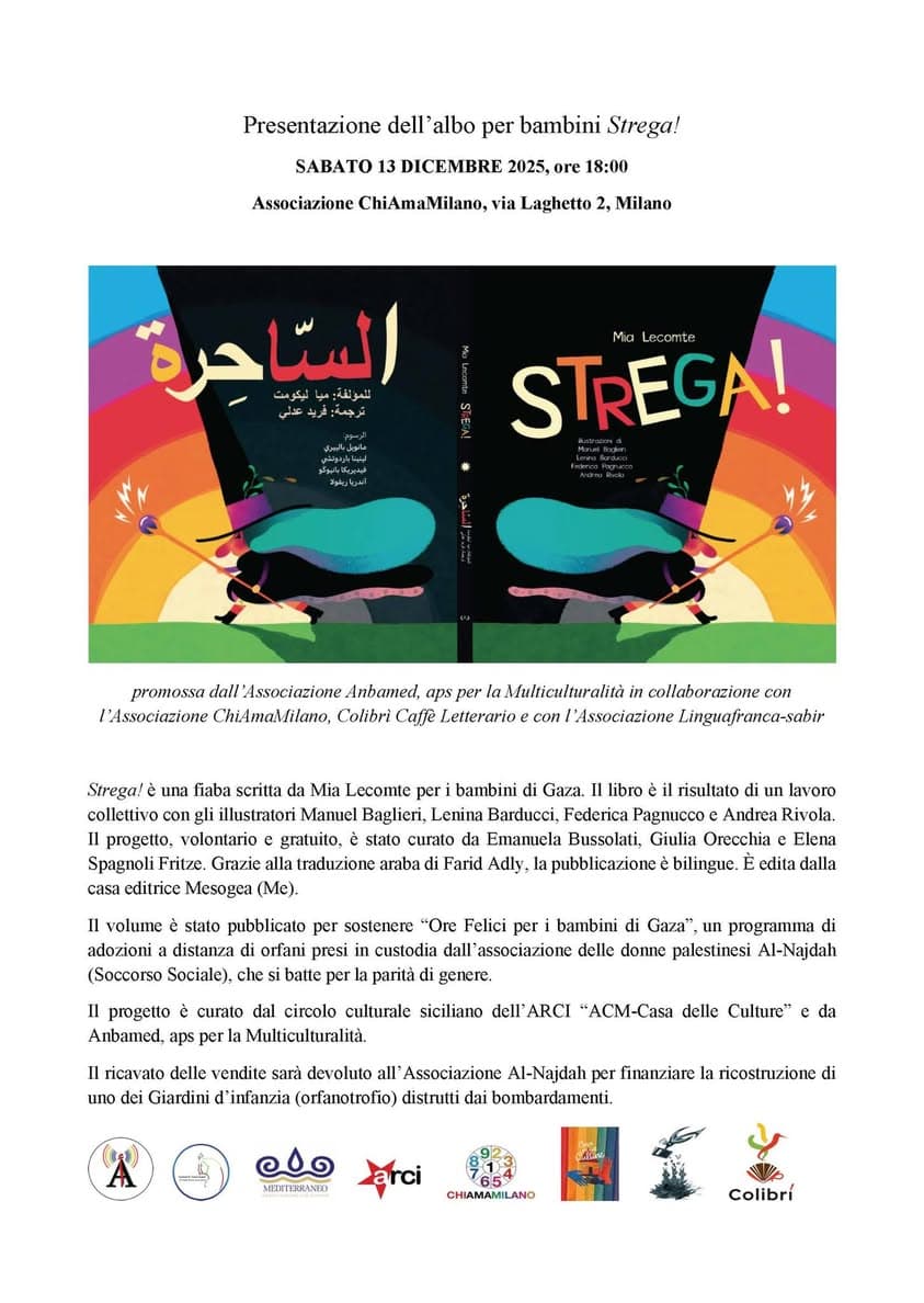 13/12/2025 - Presentazione dell'albo per bambini Strega!