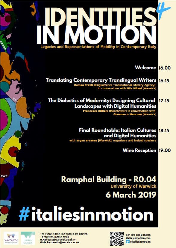 Identities in Motion. Legacies and Representations of Mobility in Contemporary Italy