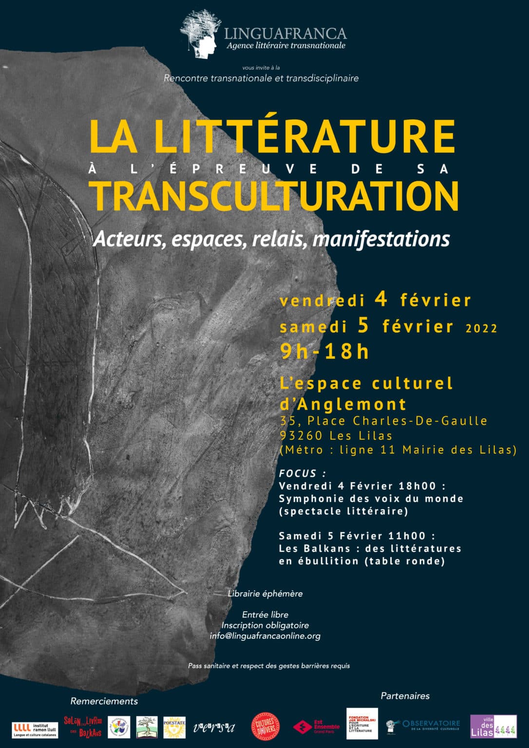 La littérature à l’épreuve de sa transculturation. Acteurs, espaces, relais, manifestations