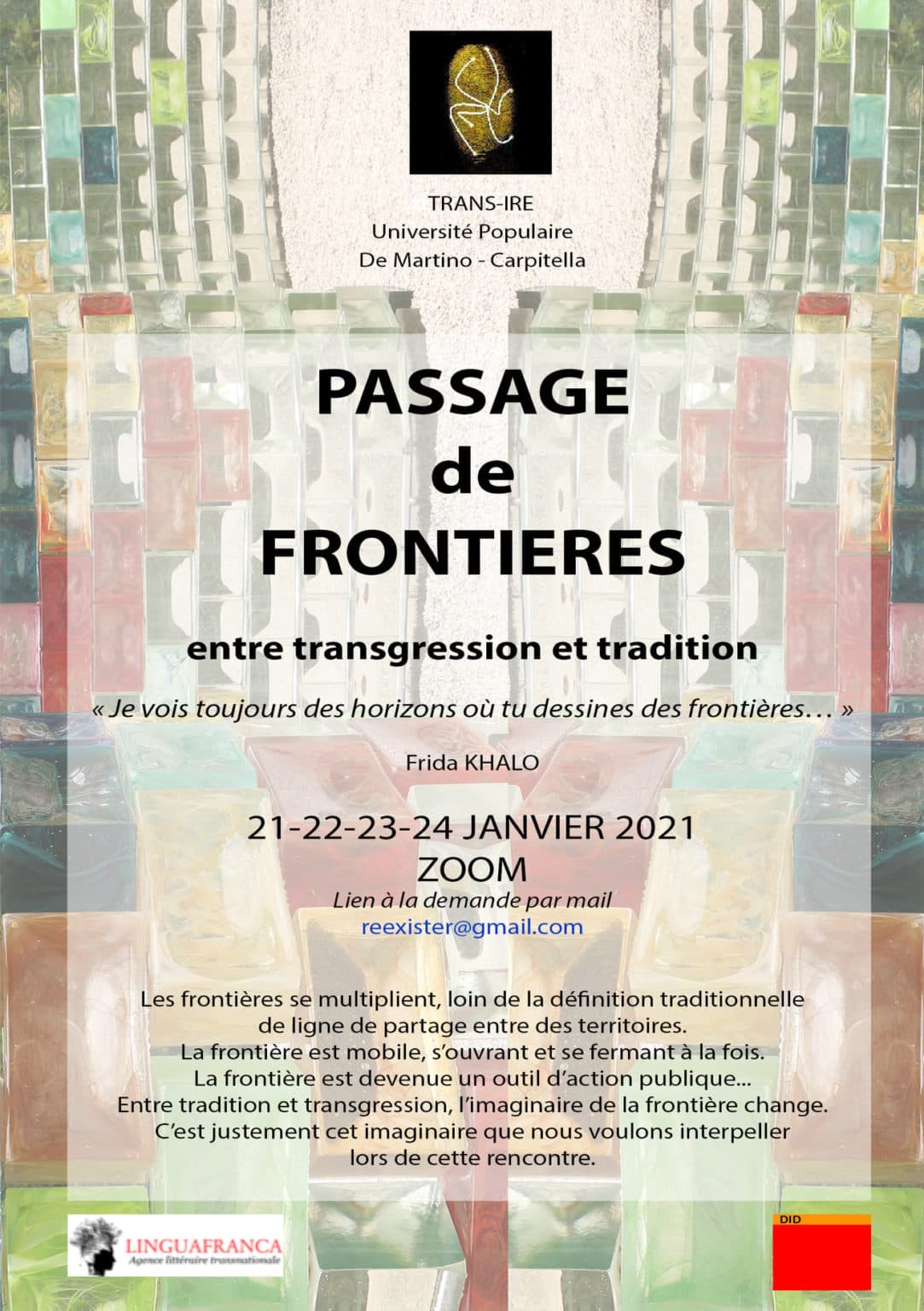 PASSAGE DE FRONTIERES : entre tradition et transgression