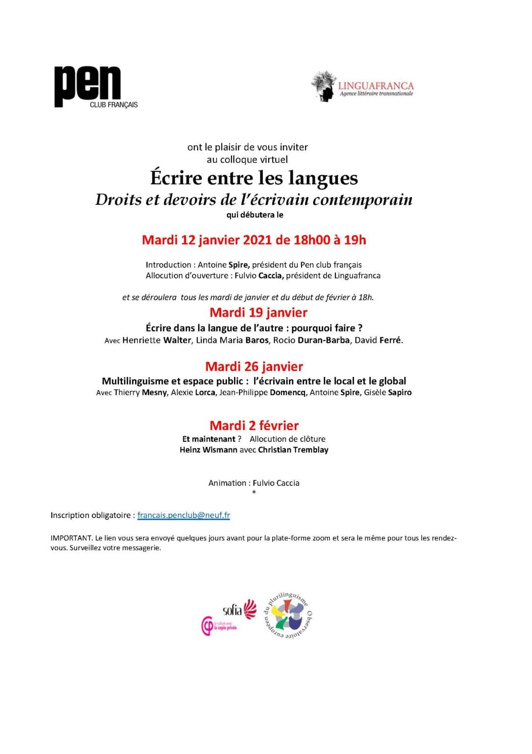 Écrire entre les langues. Droits et devoirs de l’écrivain contemporain